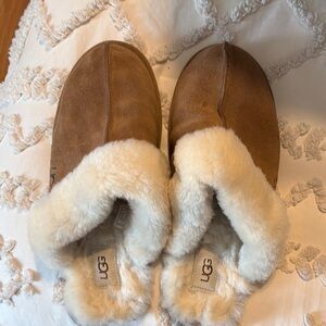 UGG Brown Shearling Slippers